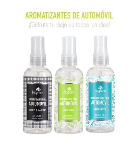 Aromatizante para automovil - Biogreen