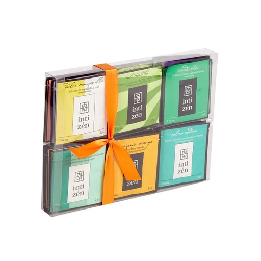 Caja transparente x 30 saquitos de té- Inti Zen
