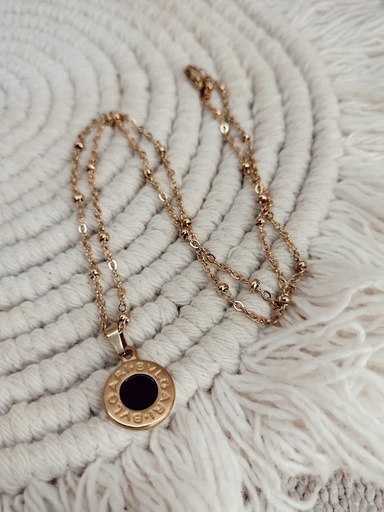 Collar Lily - Acero dorado