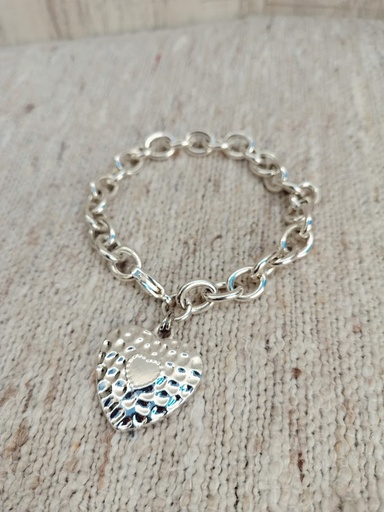 Pulsera Ely - Acero blanco