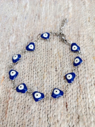 Pulsera Ojo turco - Acero quirurgico
