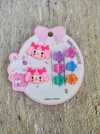 Set de colitas y broches infantiles