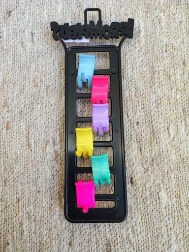 Broches de colores 