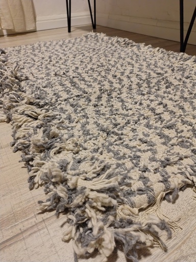 Alfombra de telar jaspeada - 60x120cm