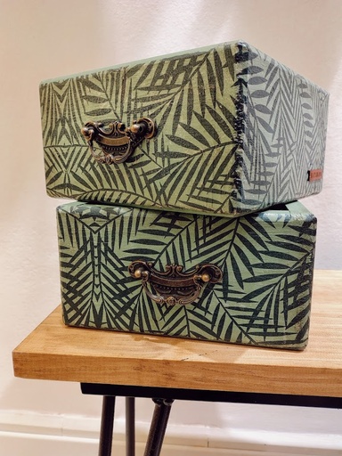 Cajoncitos 'Selva' decoupage x2 - Satanama 