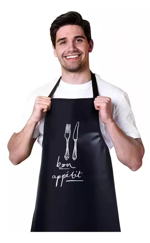 Delantal cuerina 'Bon appetit' - Jean Cartier