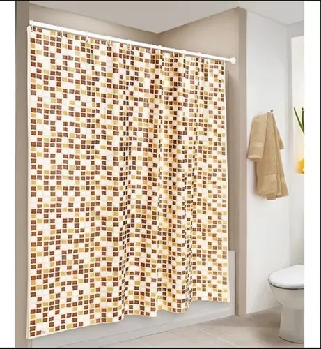 Cortinas de baño con protector y ganchos, linea premium - Eliplast